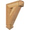 Ekena Millwork Traditional Arts & Crafts Rough Sawn Bracket, Western Red Cedar, 4"W x 16"D x 20"H BKT04X16X20TRA03RWR - alternate 1